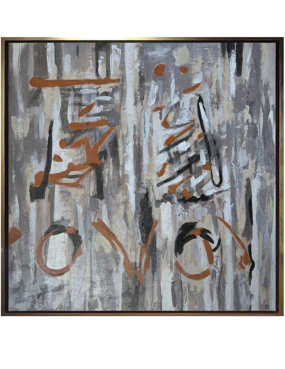 Pintura de 4 vistas abstractos 4