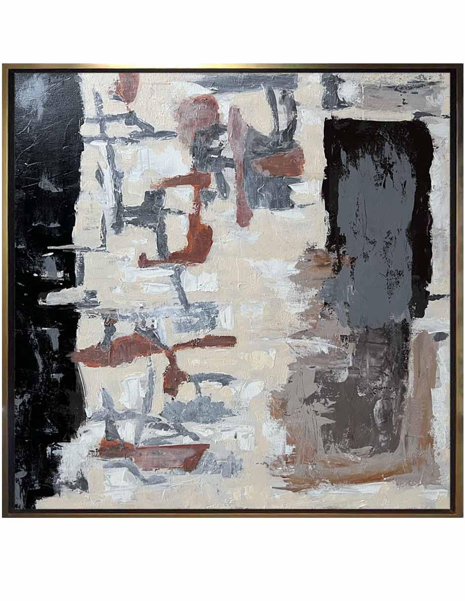 Pintura técnica abstracta 4