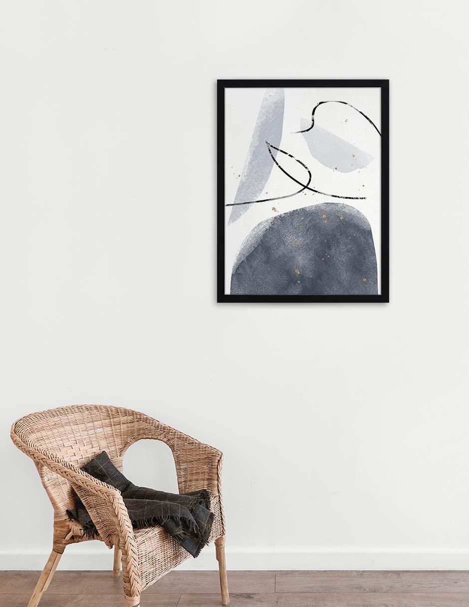 Litografía Abstracción técnica impresión 3