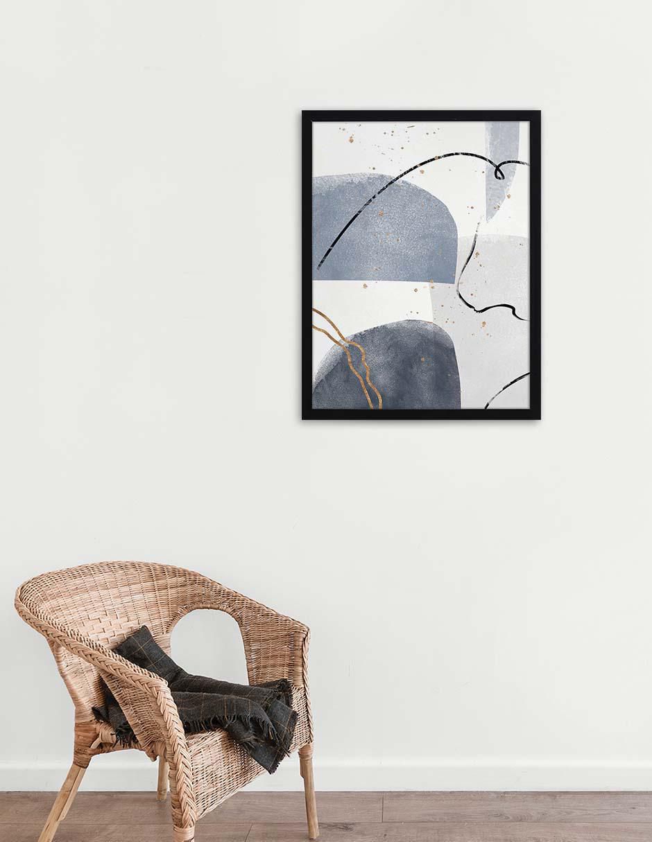 Litografía Abstracción técnica impresión 3