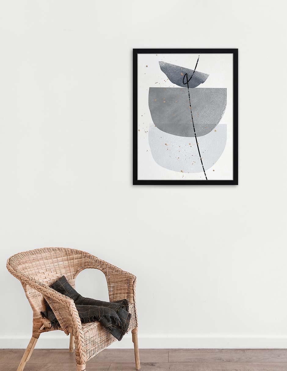 Litografía Abstracción técnica impresión 3