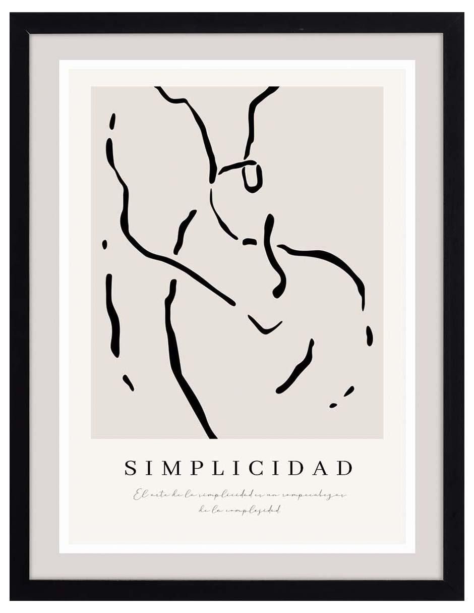 Litografía Siluetas en Línea técnica impresión Litografía Siluetas en Línea técnica impresión