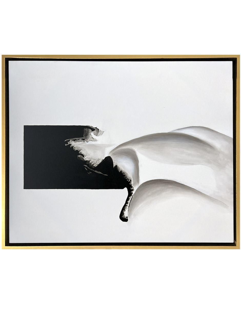 Pintura Blanco y negro técnica acrílico 4