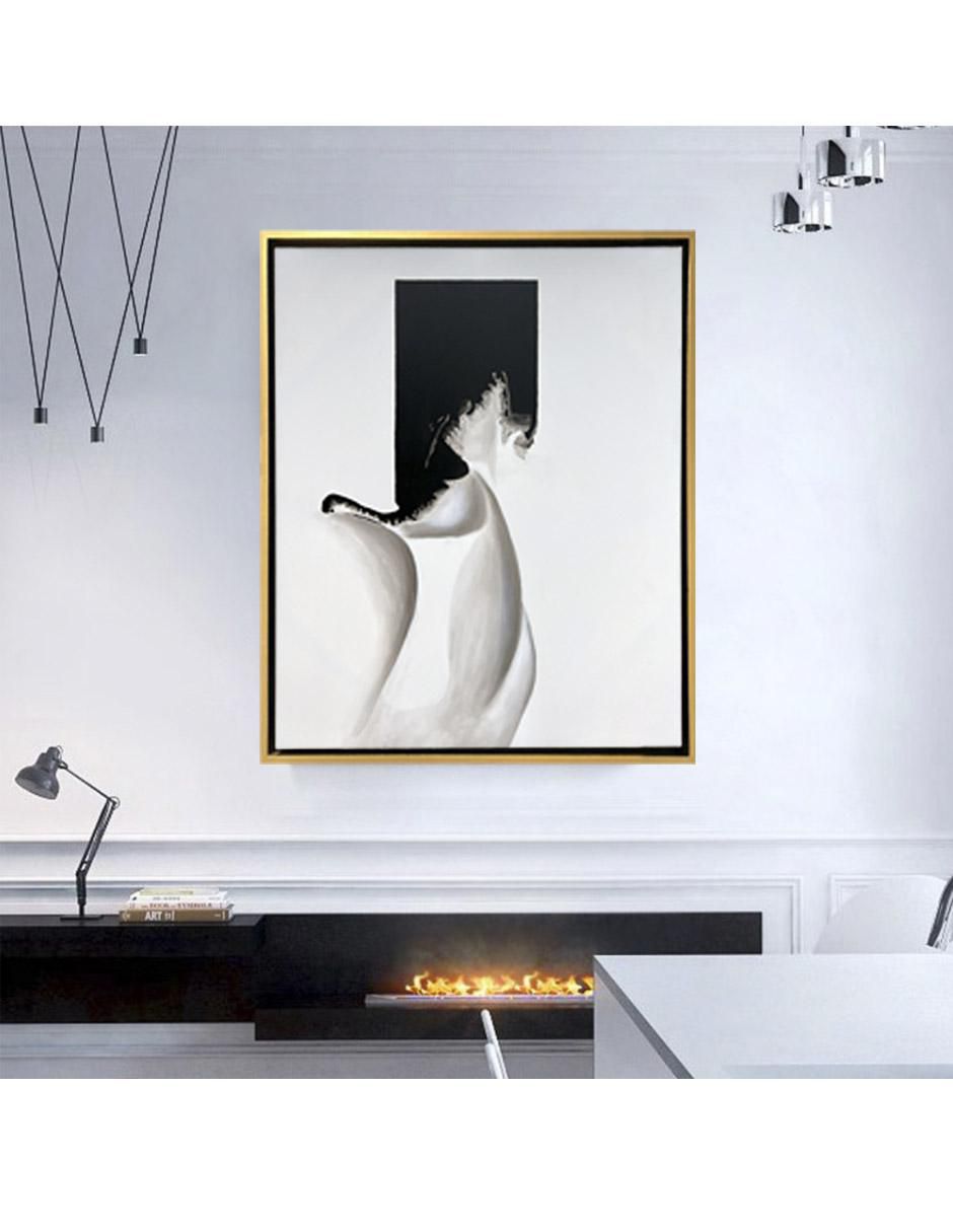 Pintura Blanco y negro técnica acrílico 10