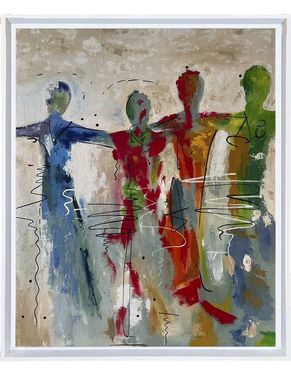 Pintura técnica mixta Lune Art Gallery Abstracta | Suburbia