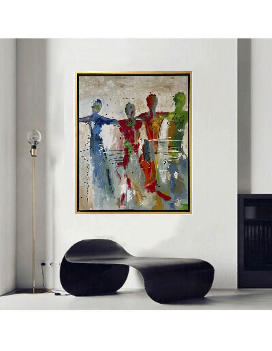 Pintura Abstracta técnica mixta 2