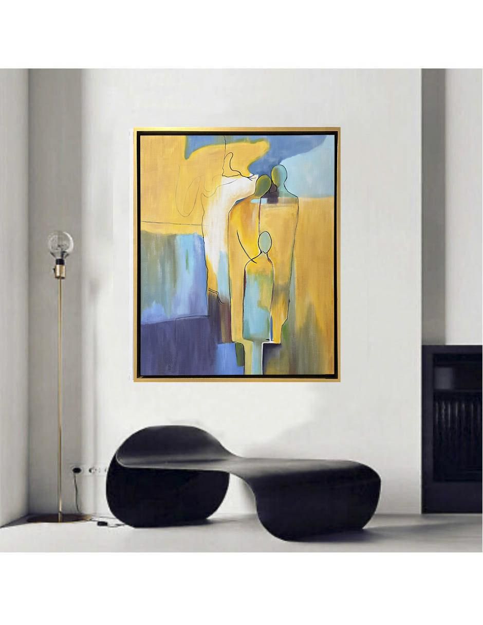 Pintura Vínculo técnica mixta 2