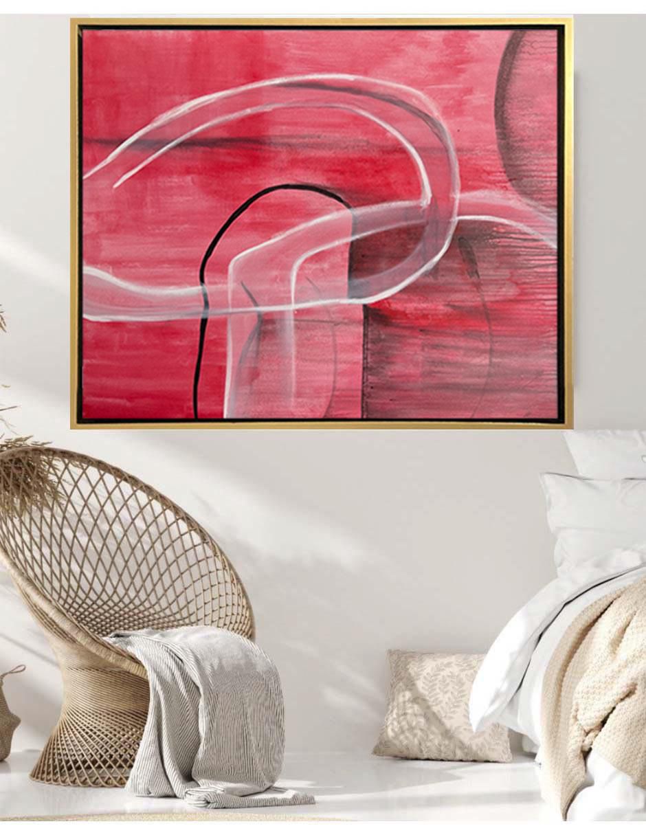 Pintura Divine Red técnica acrílico 8