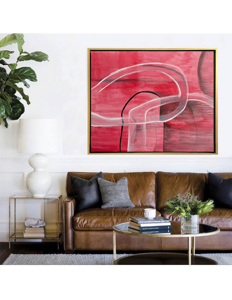Pintura Divine Red técnica acrílico 9