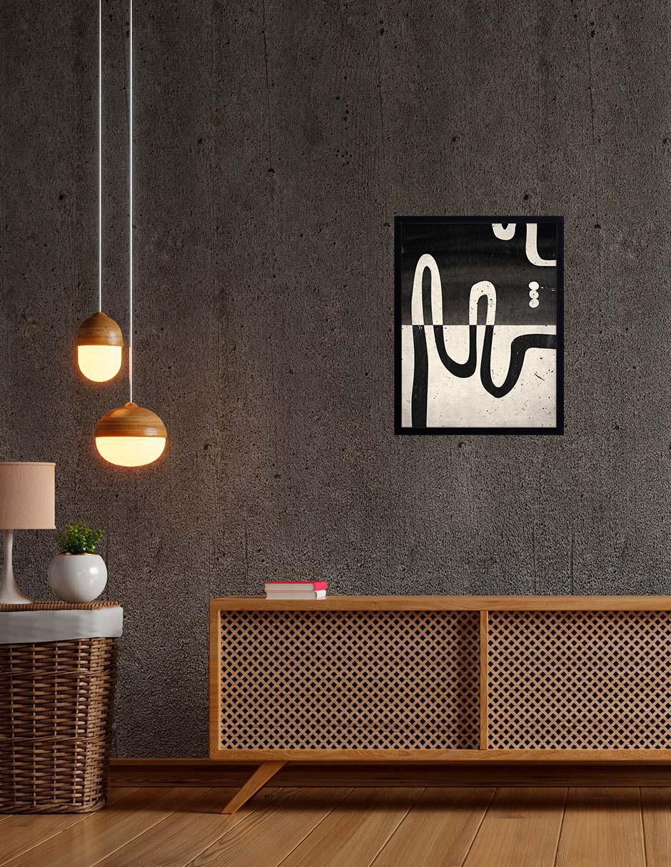 Litografía Abstracción técnica impresión 4