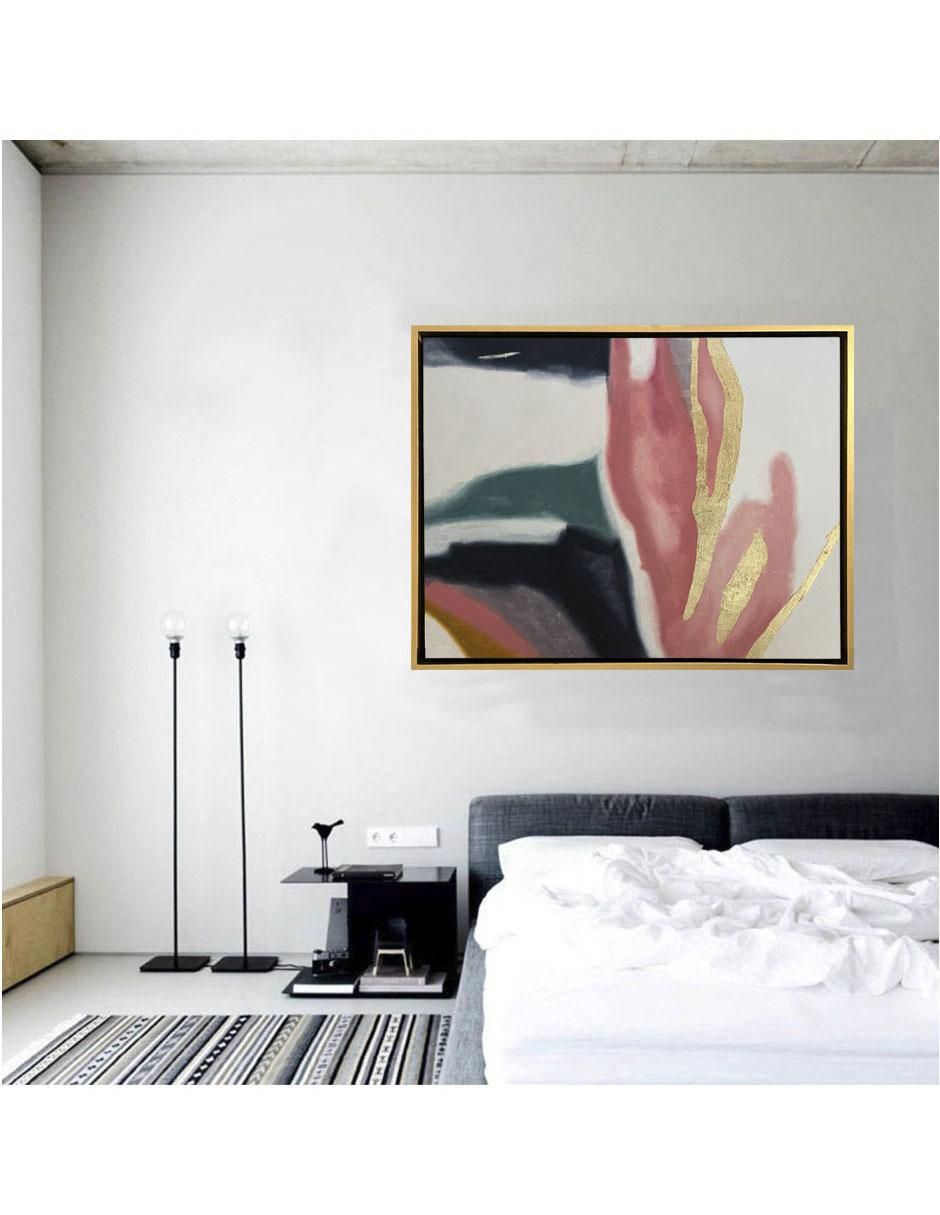 Pintura Rosé Mo técnica acrílico Abstracta 5