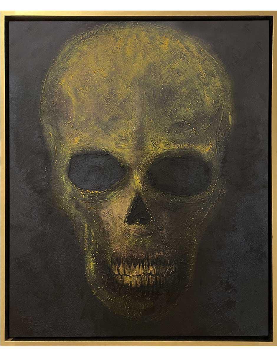 Pintura Skull técnica mixta Calaveras