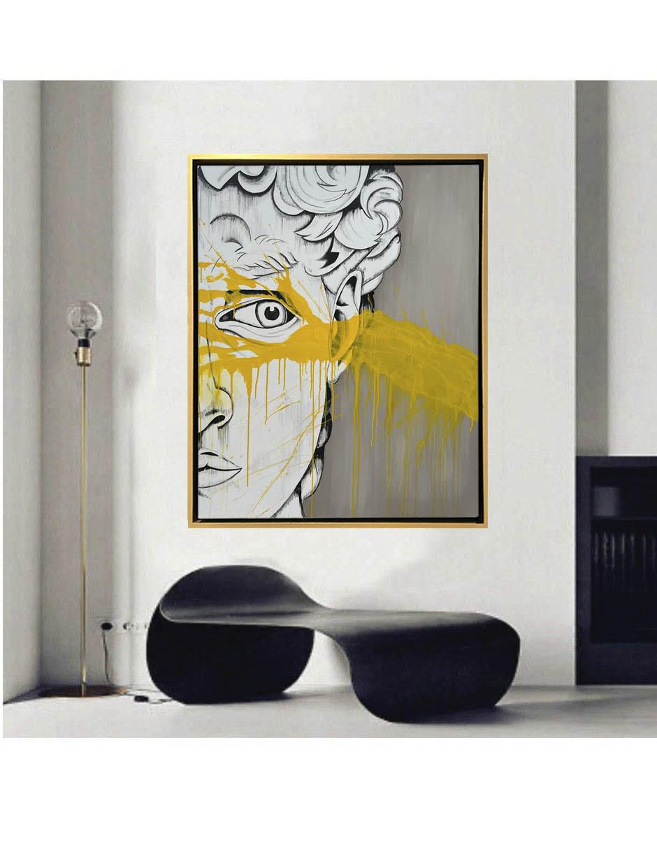Pintura David Oro técnica mixta 2