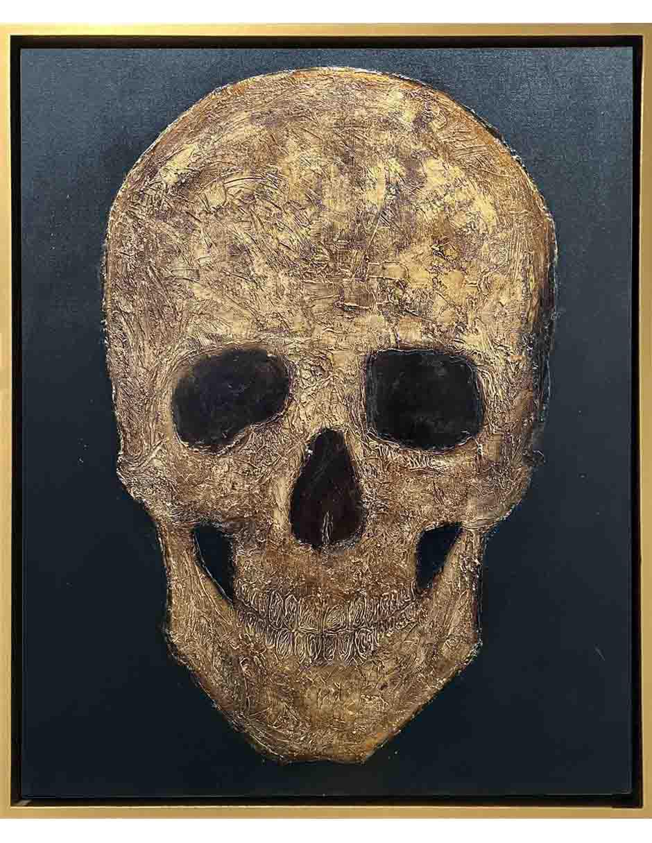 Pintura Skull técnica mixta