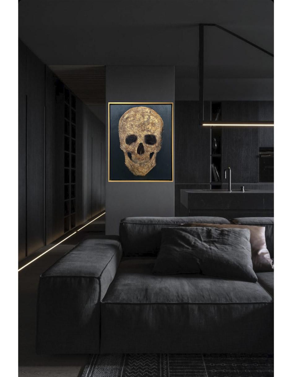 Pintura Skull técnica mixta 2
