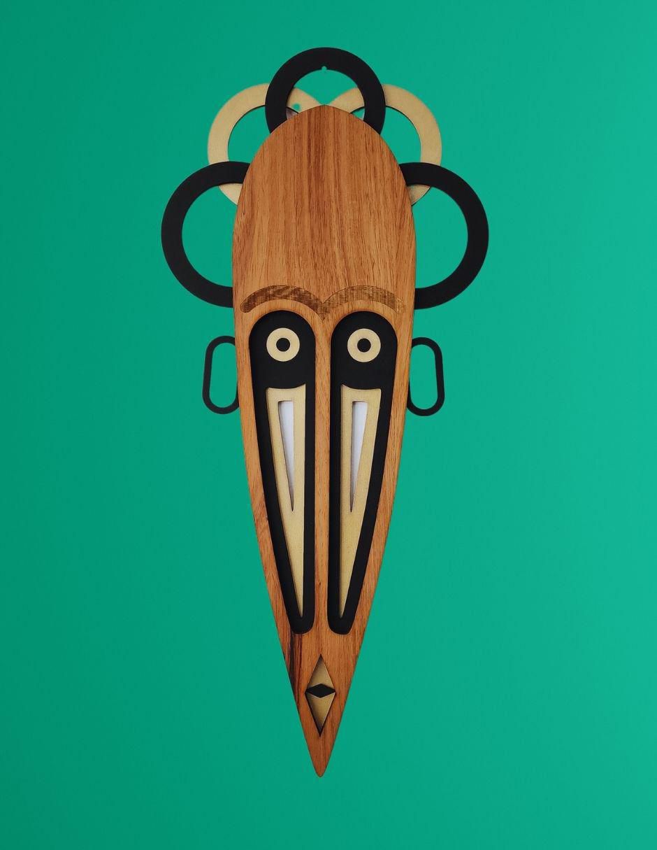Accesorio decorativo arte africano 4