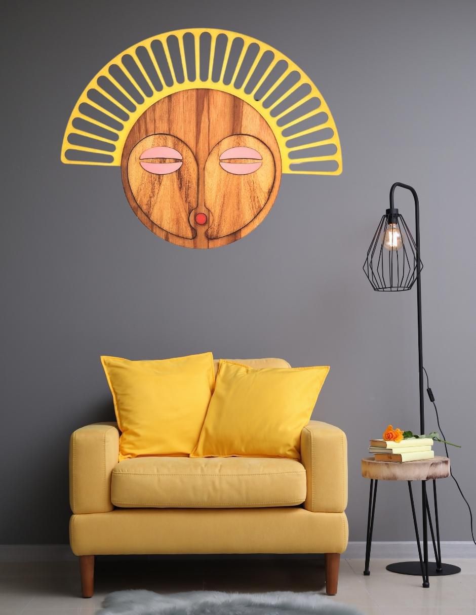 Accesorio decorativo arte africano 6