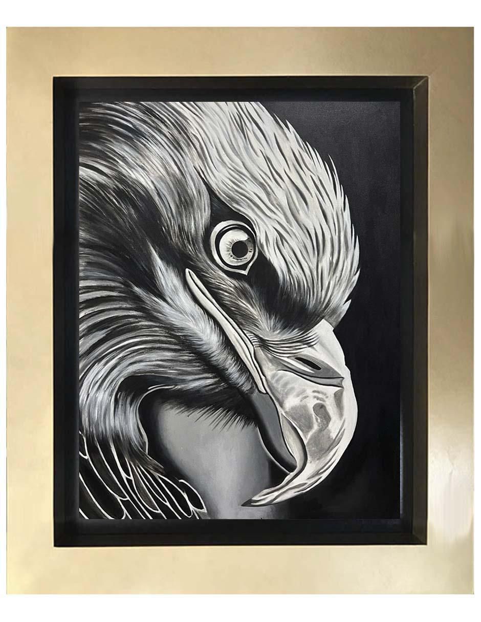 Pintura Eagle técnica mixta