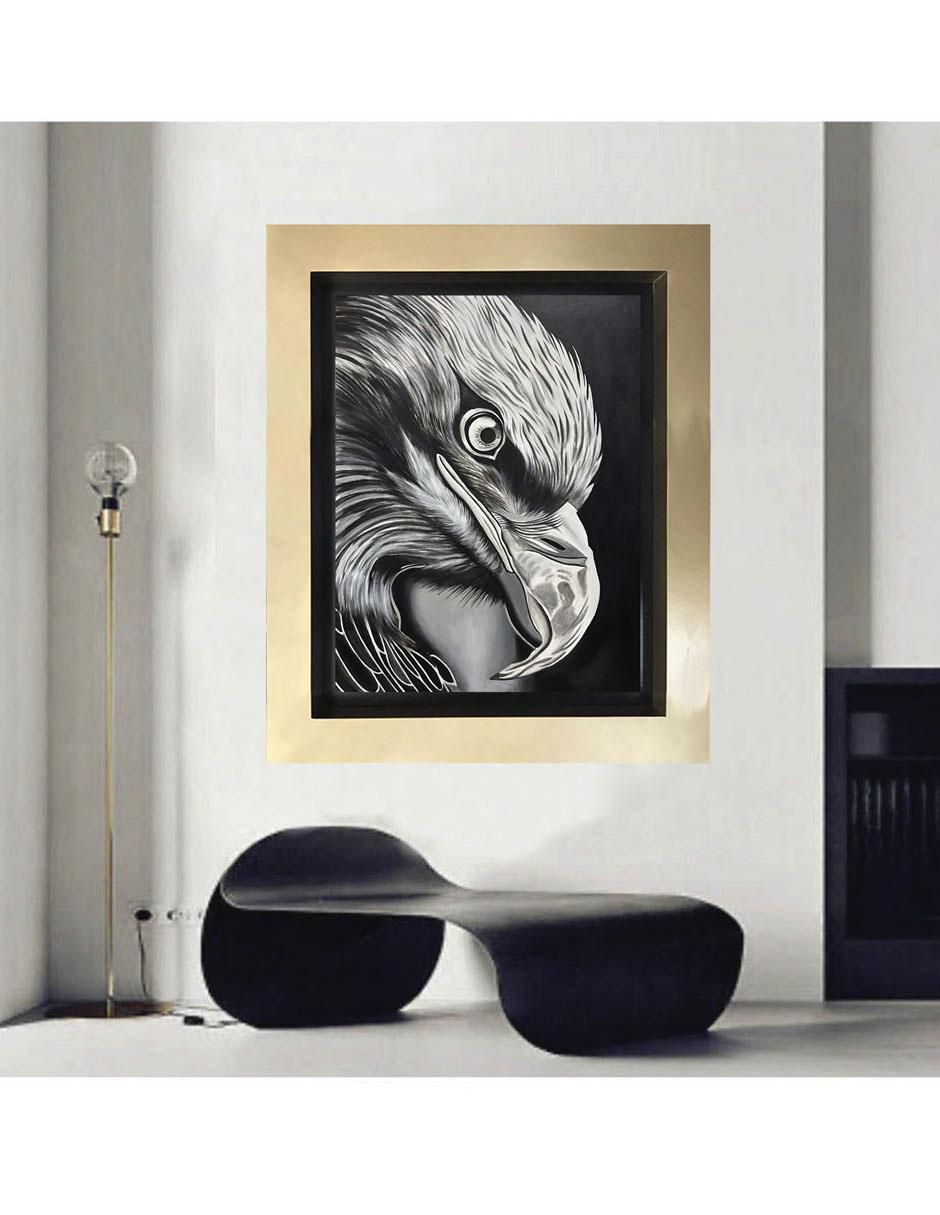 Pintura Eagle técnica mixta 3