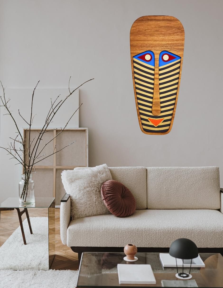 Accesorio decorativo arte africano 7