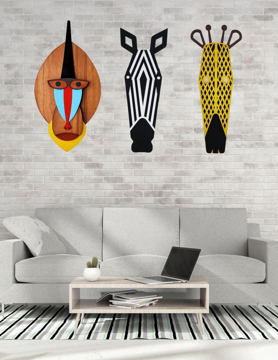Accesorio decorativo arte africano 7
