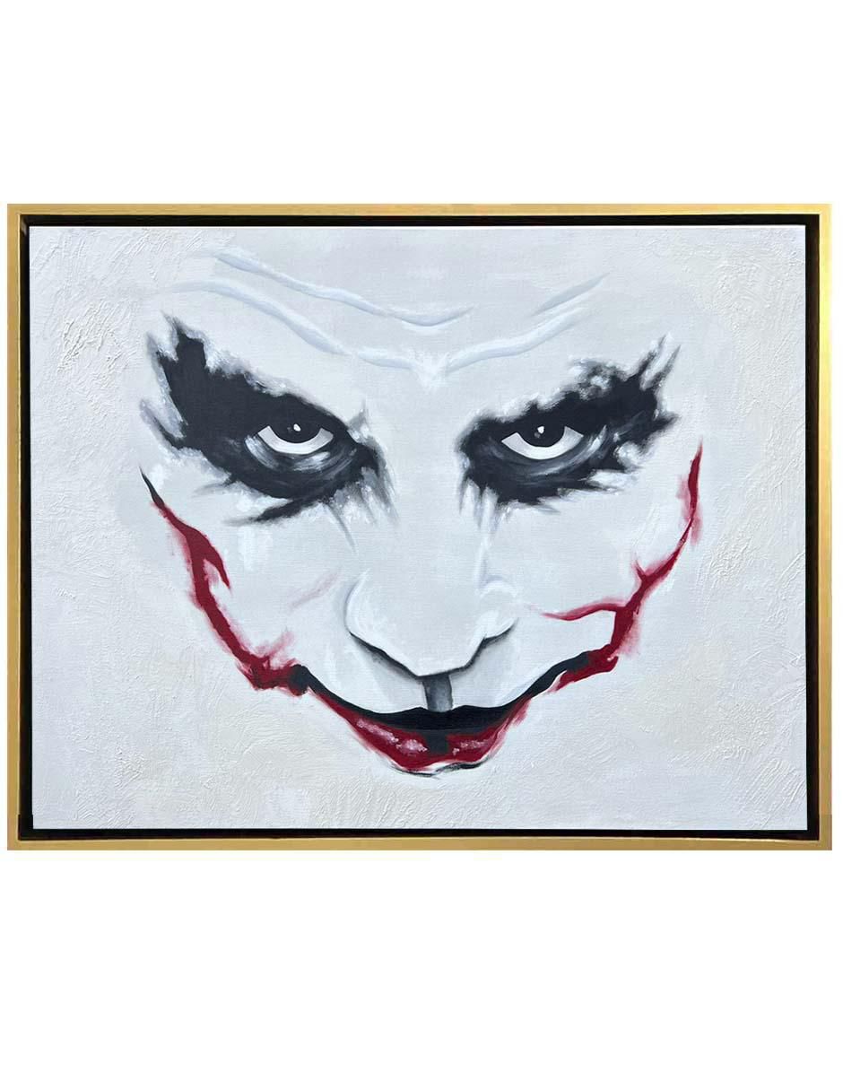 Pintura Joker técnica mixta Pintura Joker técnica mixta