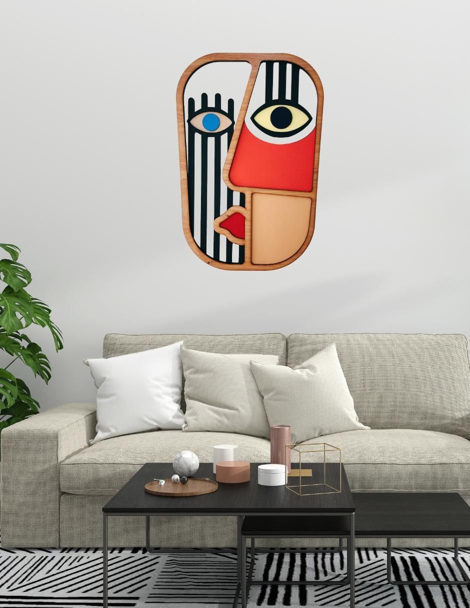 Accesorio decorativo arte abstracto 8
