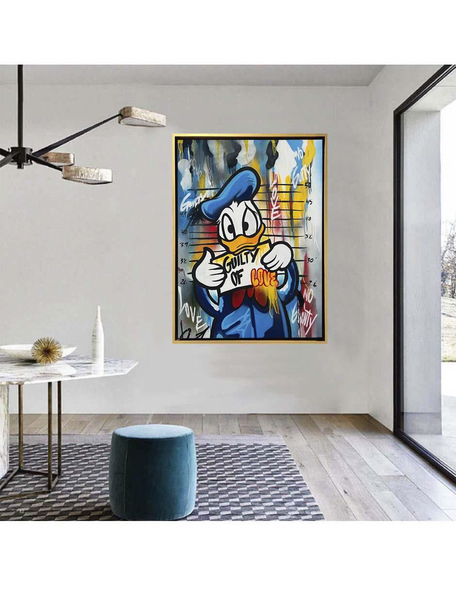 Pintura GuilT of Love técnica mixta Donald 2