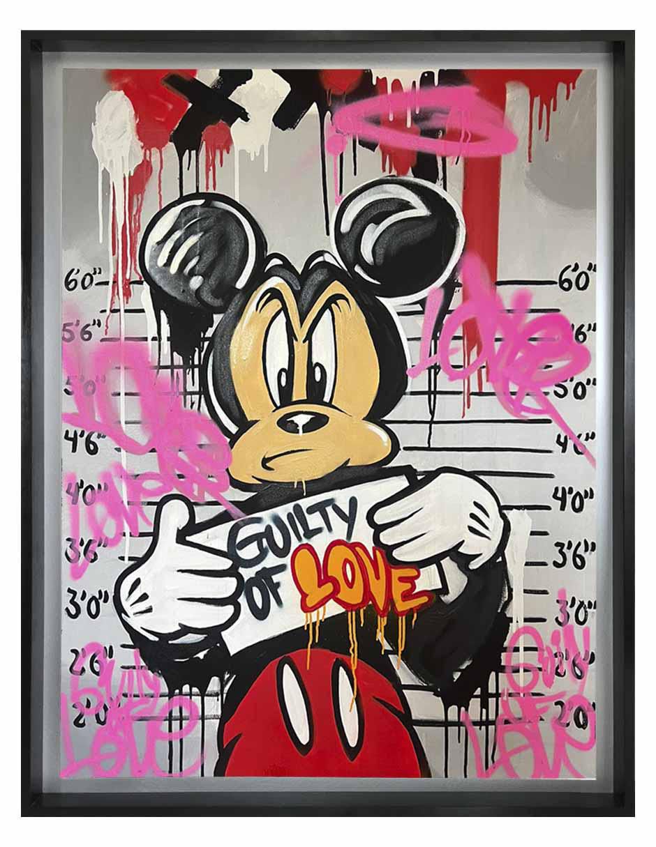 Pintura GuilT of Love técnica mixta MilleniArt Pintura GuilT of Love técnica mixta MilleniArt