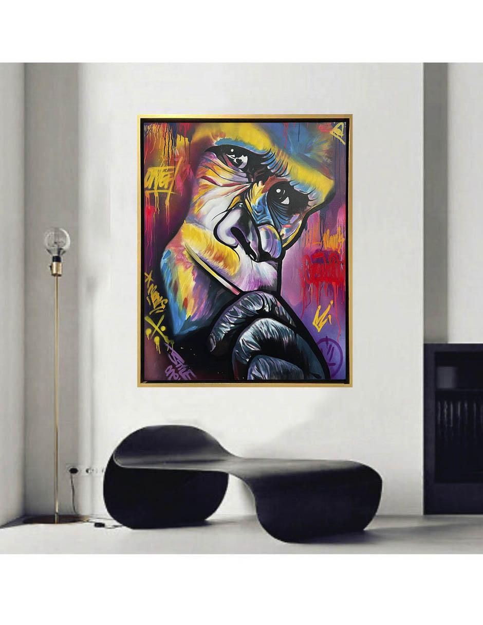 Pintura Colorida técnica mixta Milleniart 2