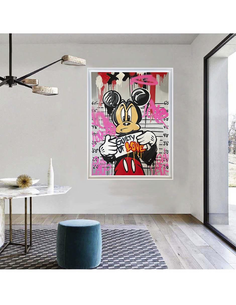 Pintura Mickey técnica mixta Milleniart 3