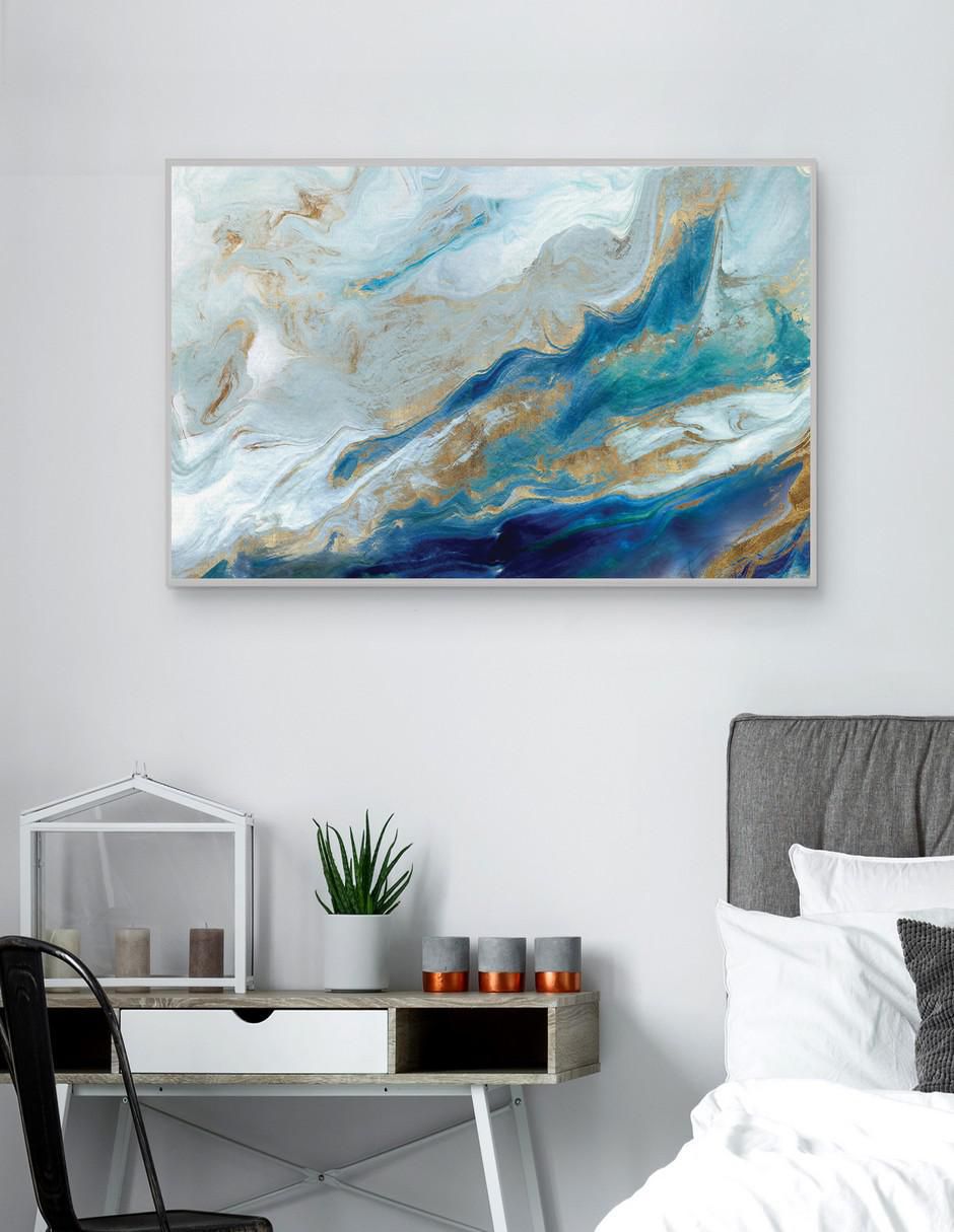 Pintura Bienaventuranza Eterna técnica mixta 2