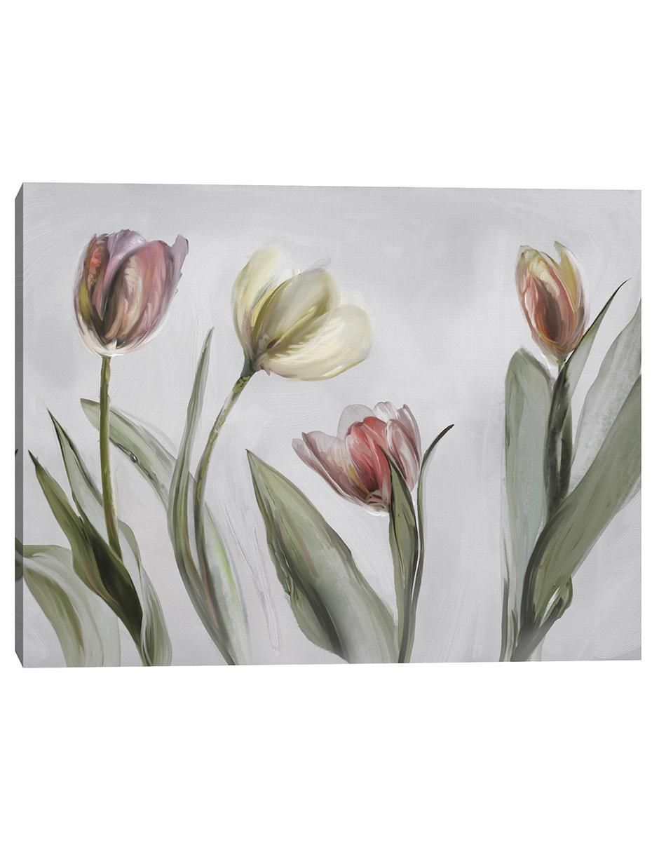 Pintura Floral técnica mixta