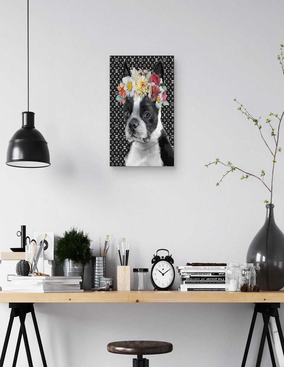 Pintura Cachorro Luxe II técnica mixta 2