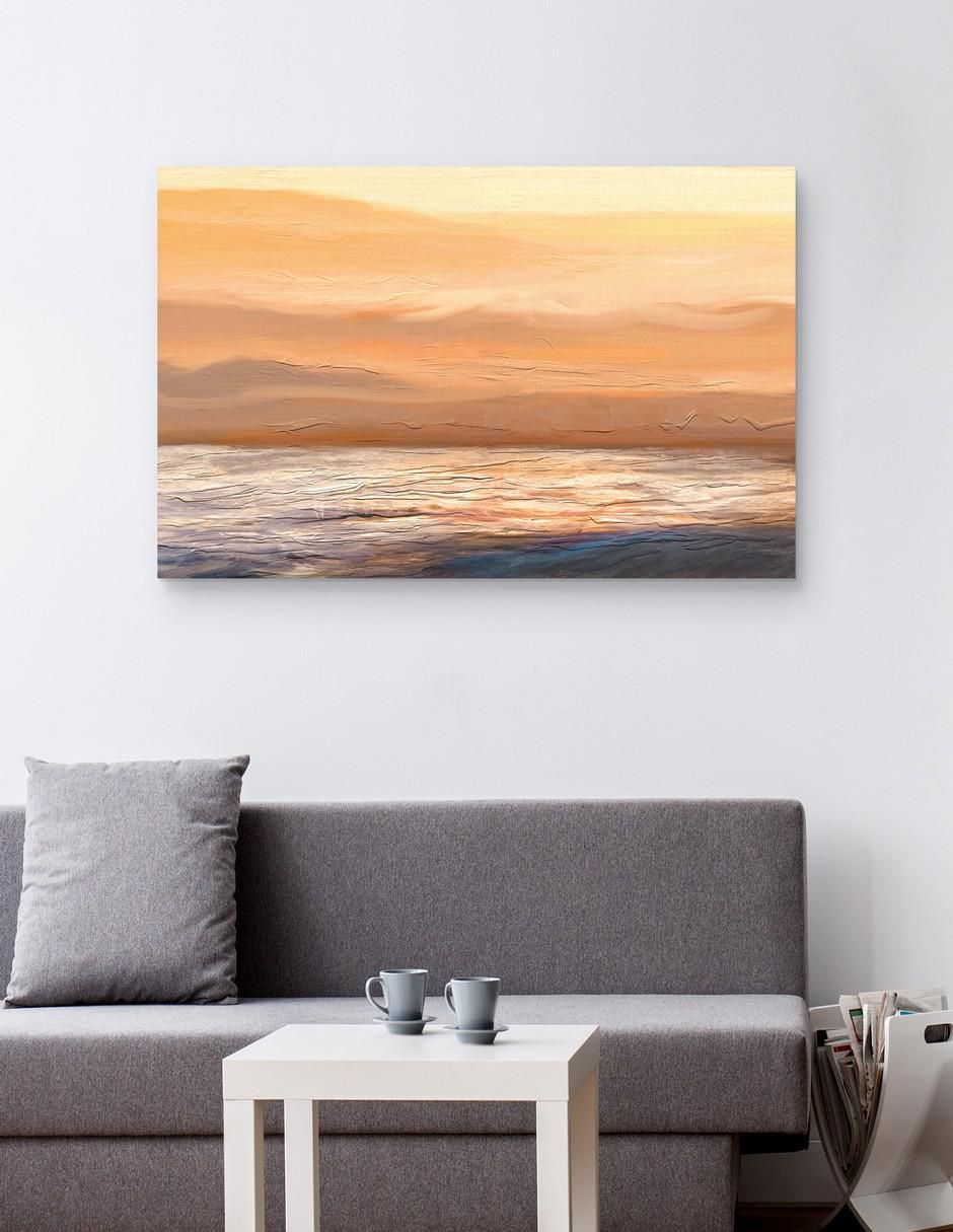 Cuadro decorativo Aguas del atardecer 2