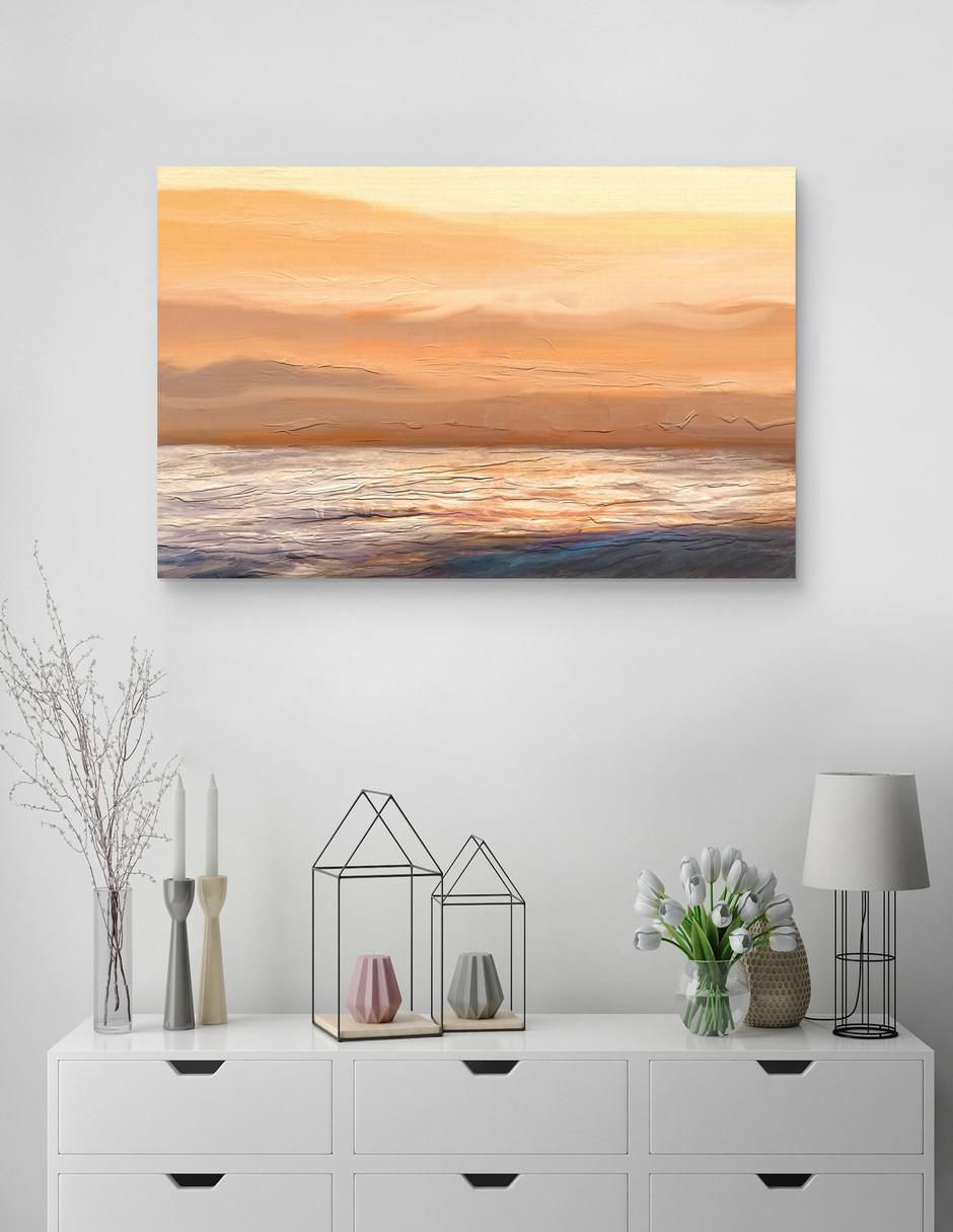 Cuadro decorativo Aguas del atardecer 3