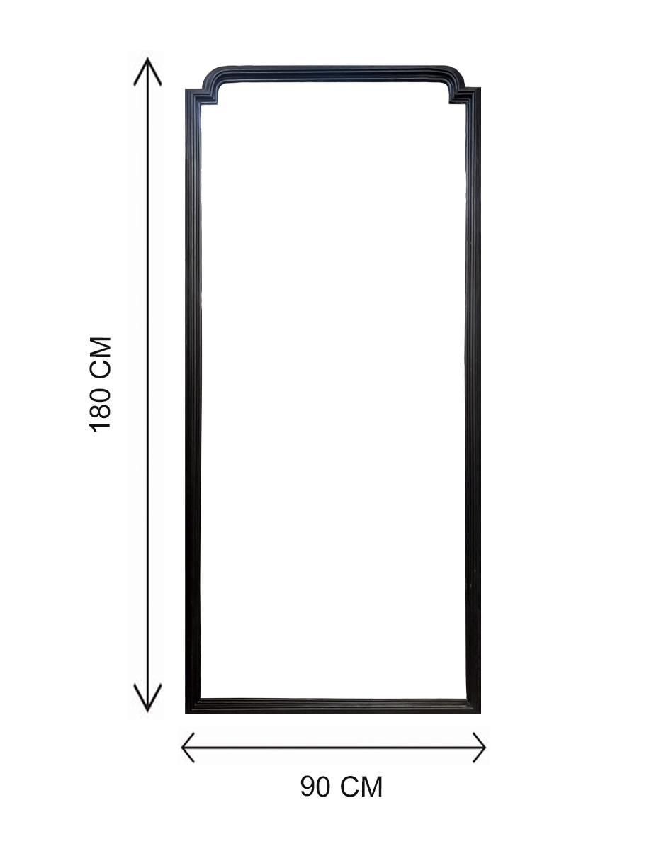 Espejo rectangular Marco de madera 6