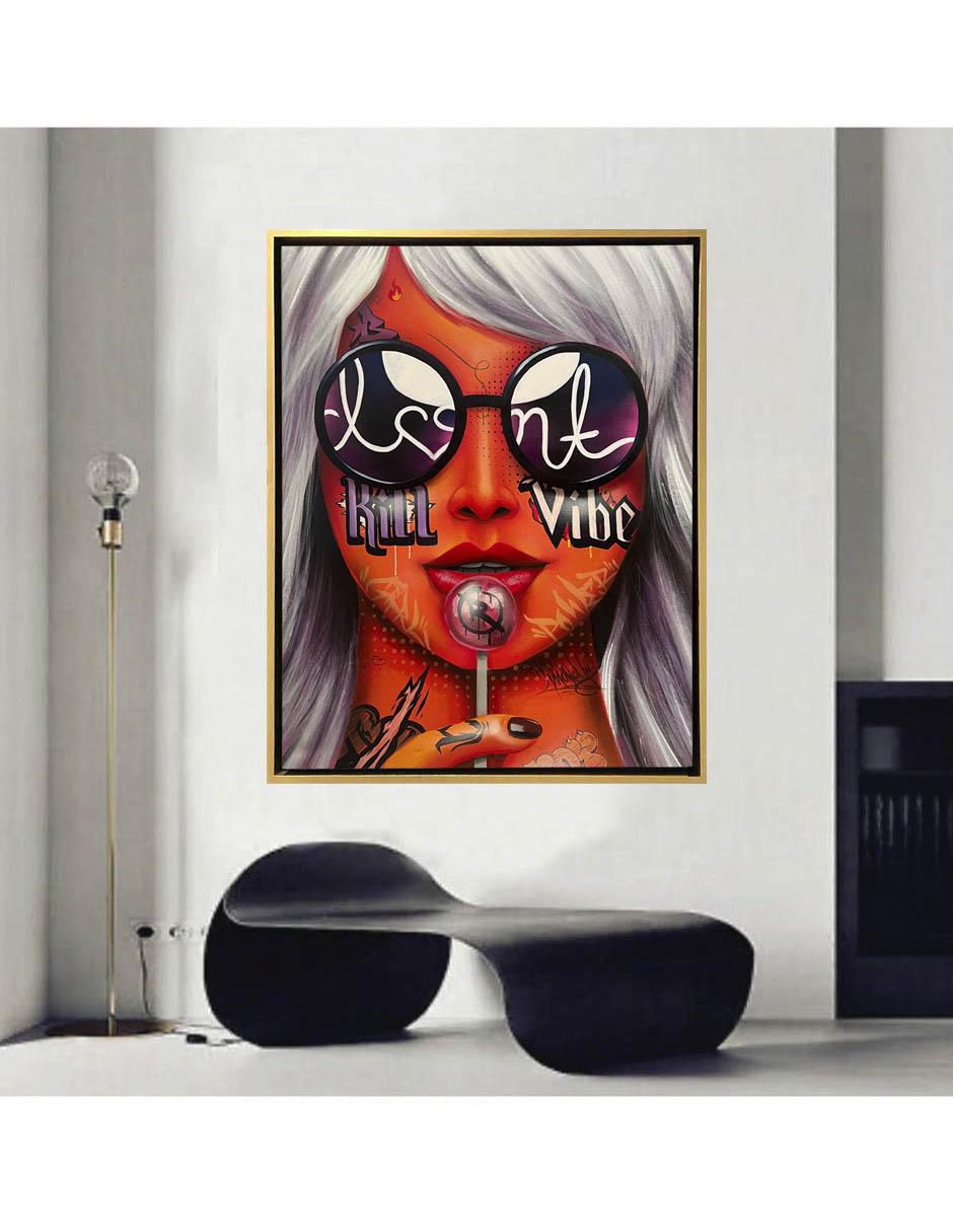 Pintura Rill Vibe técnica mixta 2