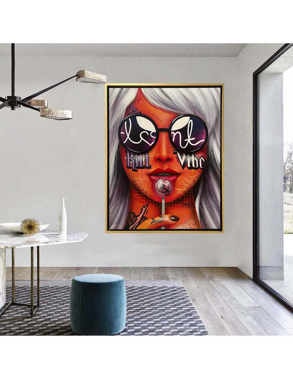 Pintura Rill Vibe técnica mixta 3