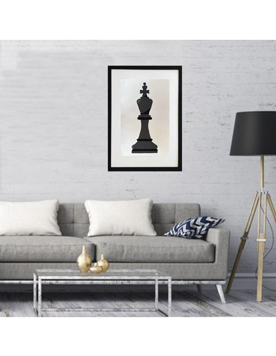 Pintura King técnica acrílico Ajedrez 4
