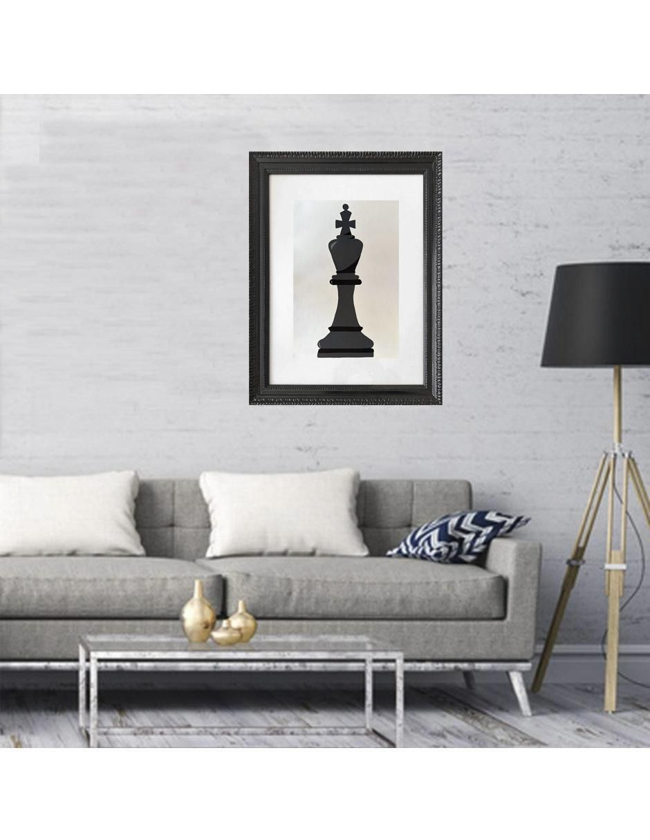 Pintura King técnica acrílico Ajedrez 2