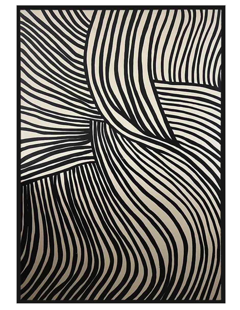 Pintura Nudos 4 vistas técnica acrílico