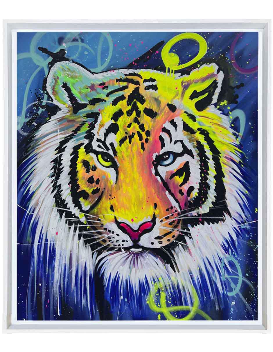 Pintura Dream Colors técnica mixta AnimalArt