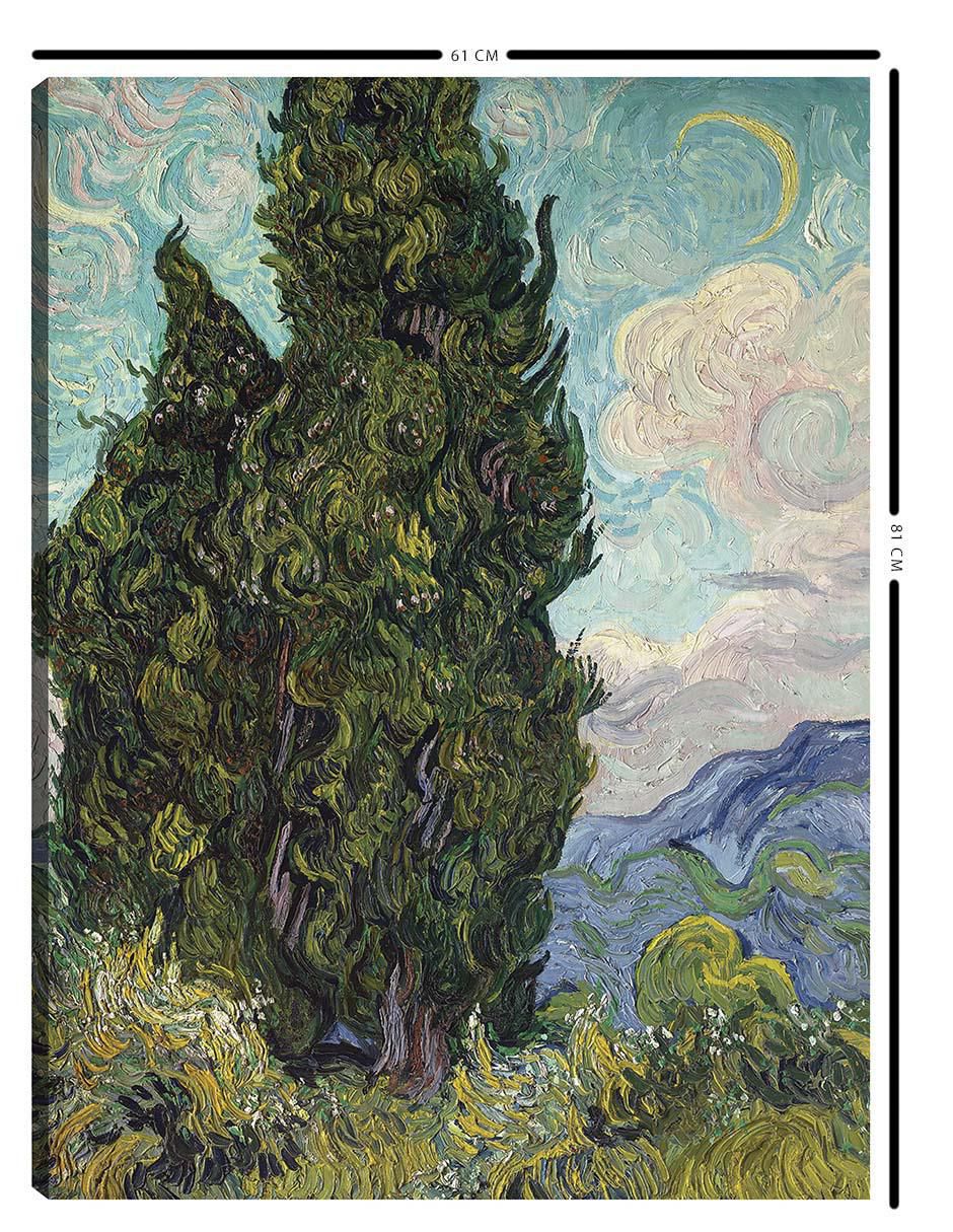 Cuadro decorativo Cipreses (1889) 3