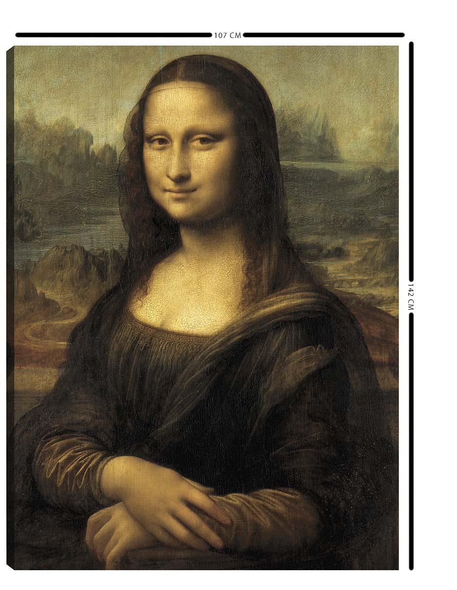 Cuadro decorativo Mona lisa 3
