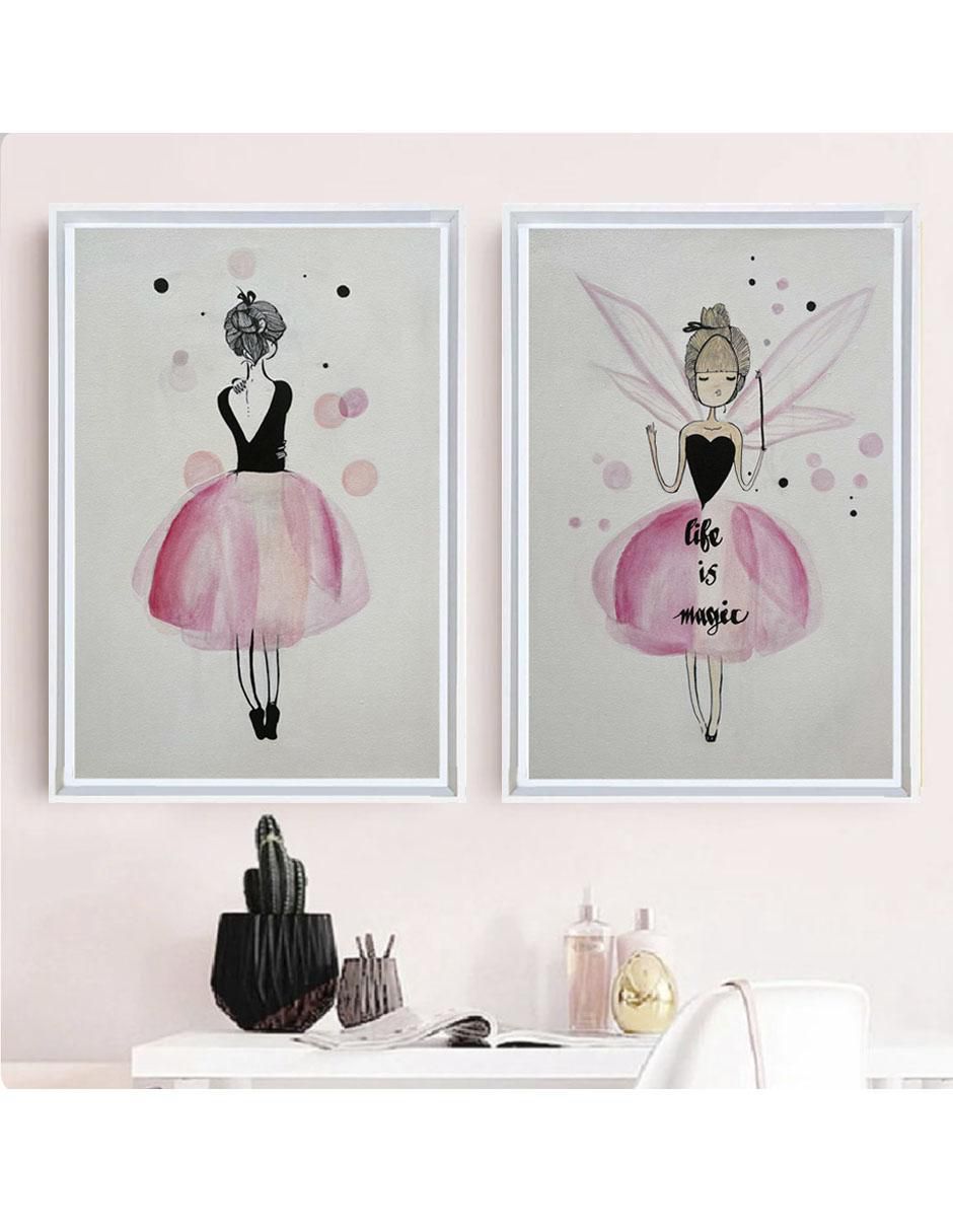 Pintura Life Is Magic II técnica acrílico 5