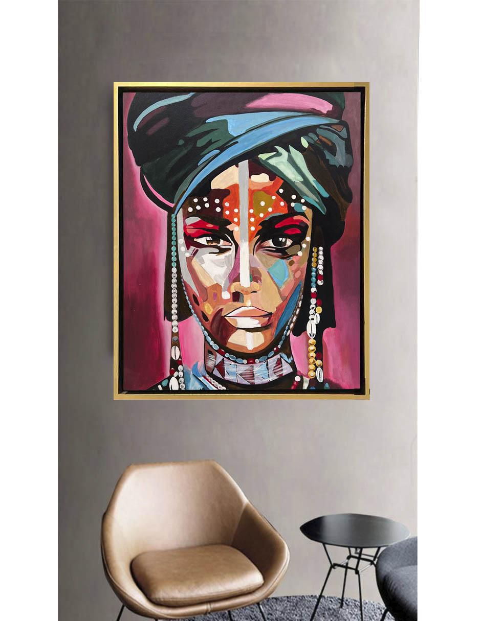 Pintura técnica mixta Africanas 3