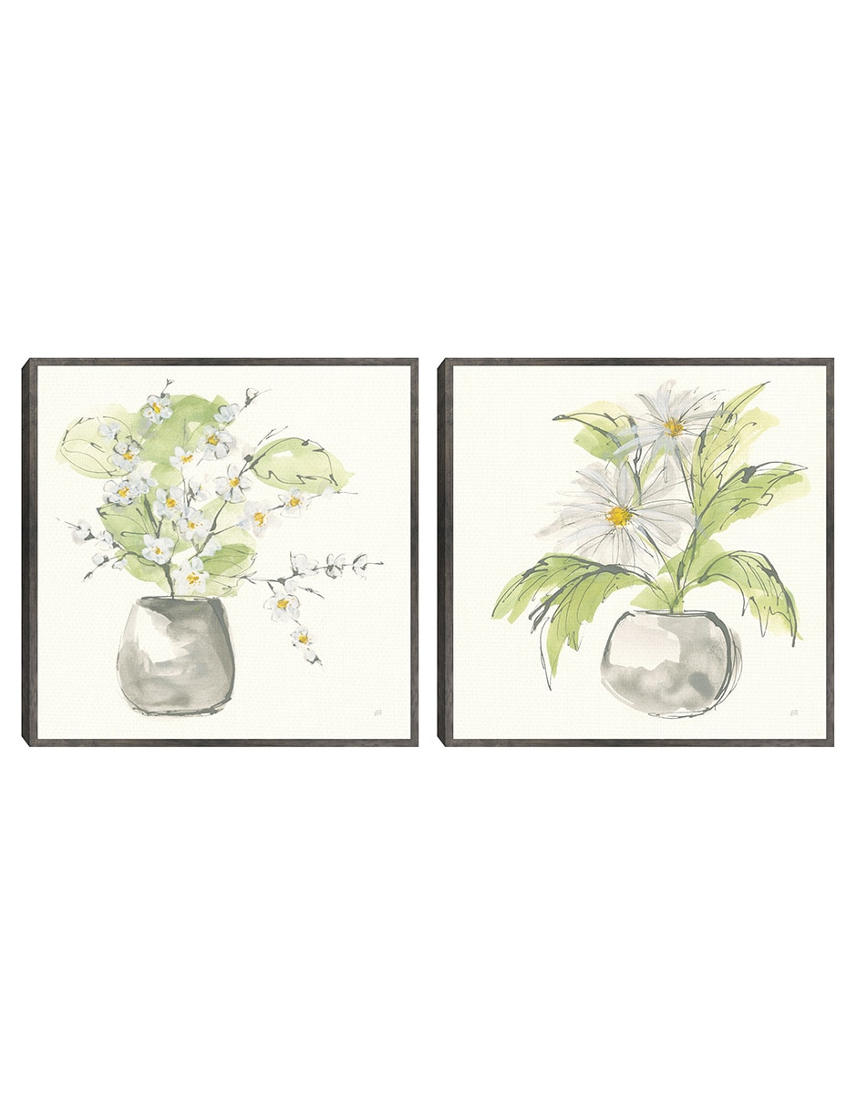 Pintura Planta técnica mixta