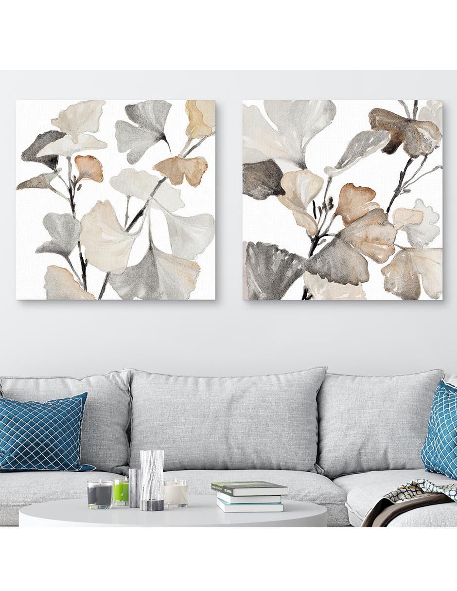 Pintura Tallos neutros de Ginko I técnica mixta Tallos neutros de Ginko 4