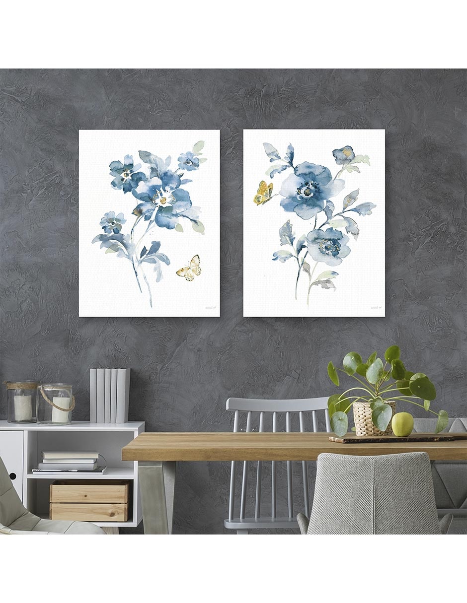 Pintura Blues of Summer I técnica mixta 2